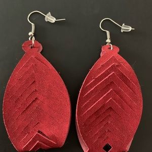 Leather earrings